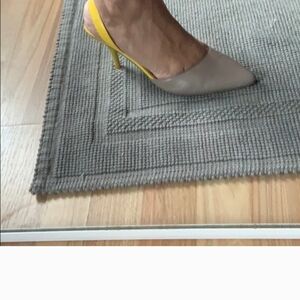Heeled sling 2 tone